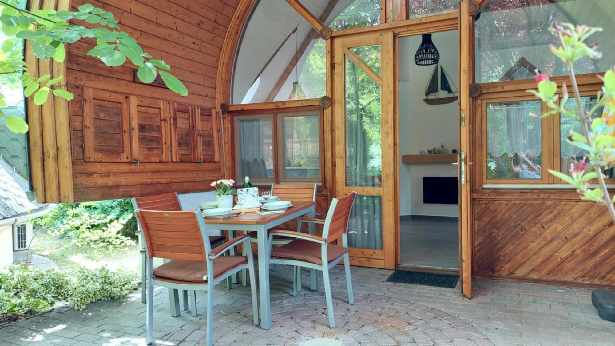 Gesztenye Nyaralopark Balatonudvari Esterno foto